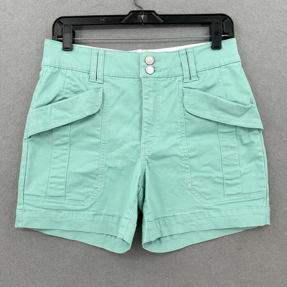 Democracy Mint Green Jean Shorts